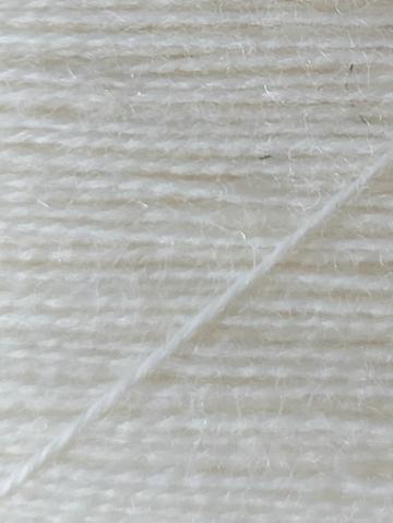 Regia 2 Ply Darning Thread 1992 Ecru. A blend of wool & nylon.